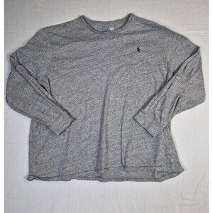 Polo Ralph Lauren Shirt Men's Size XXL Gray Long Sleeve 2XL Casual Cotton